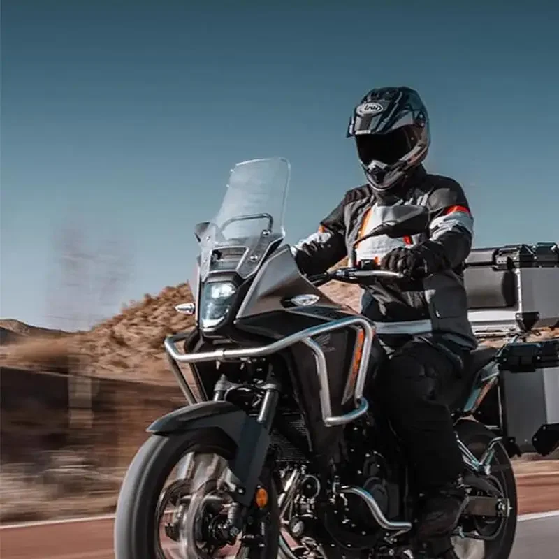 ينطبق على تعديل الزجاج الأمامي Honda NX400، وملحقات الزجاج الأمامي المرتفعة NX400، سميكة وشفافة