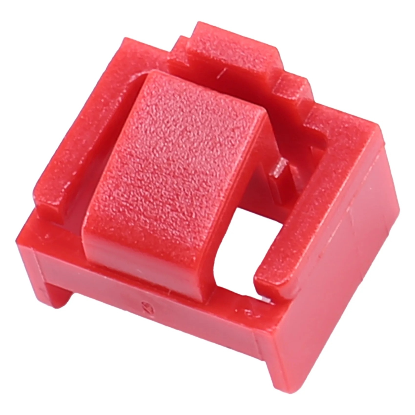 100Pcs Red RJ45 Port Ethernet LAN Hub Anti Dust Cover Plug Cap Blockout Protector with Proprietary Lock and Key