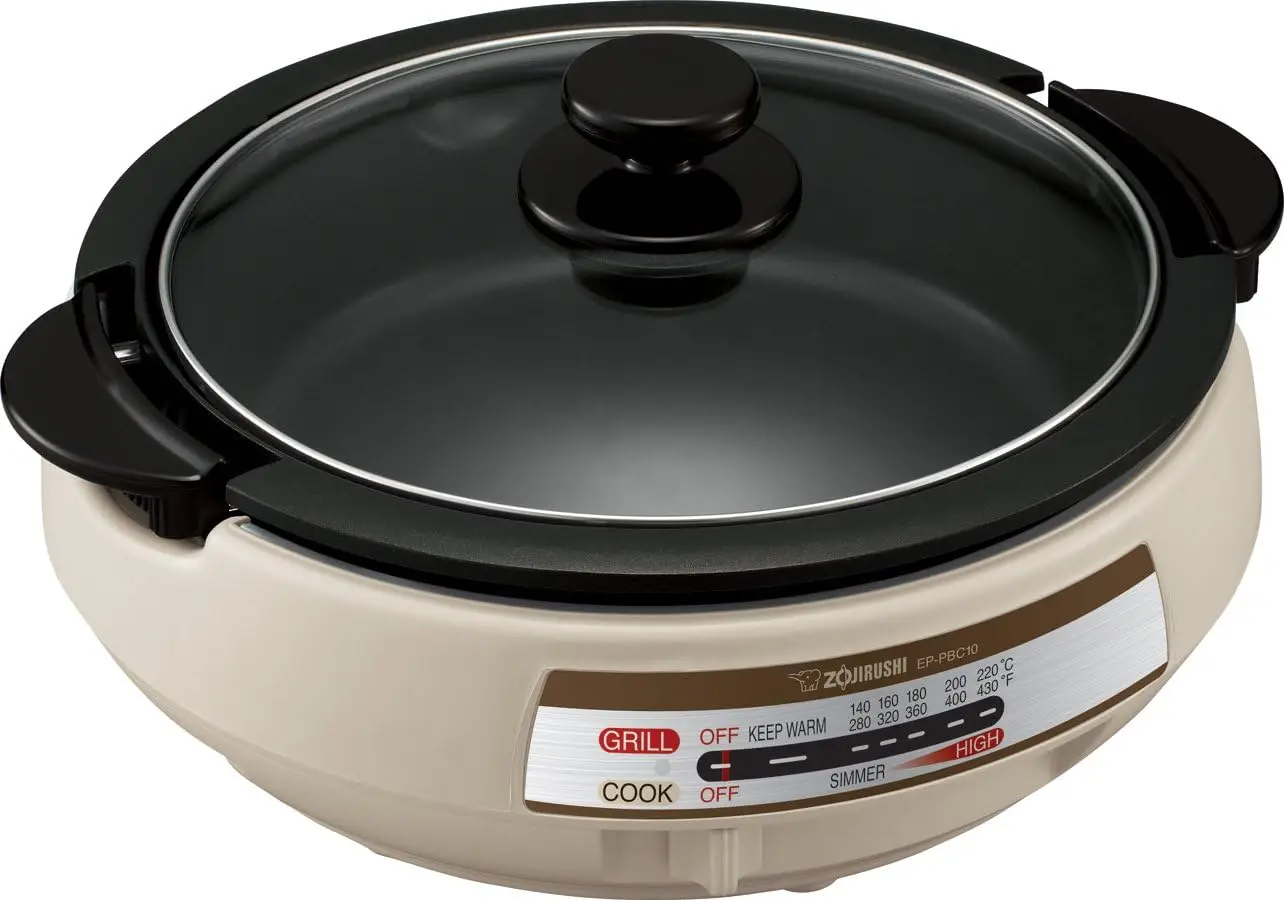 

Electric Skillet for Gourmet Cooking, Non-Stick Pan with Lid