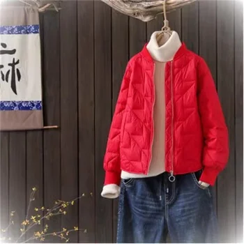 Doudoune en Coton pour Femme, Légère, Artistique, Décontractée, Coréenne, Niche, Automne, Hiver, 2024