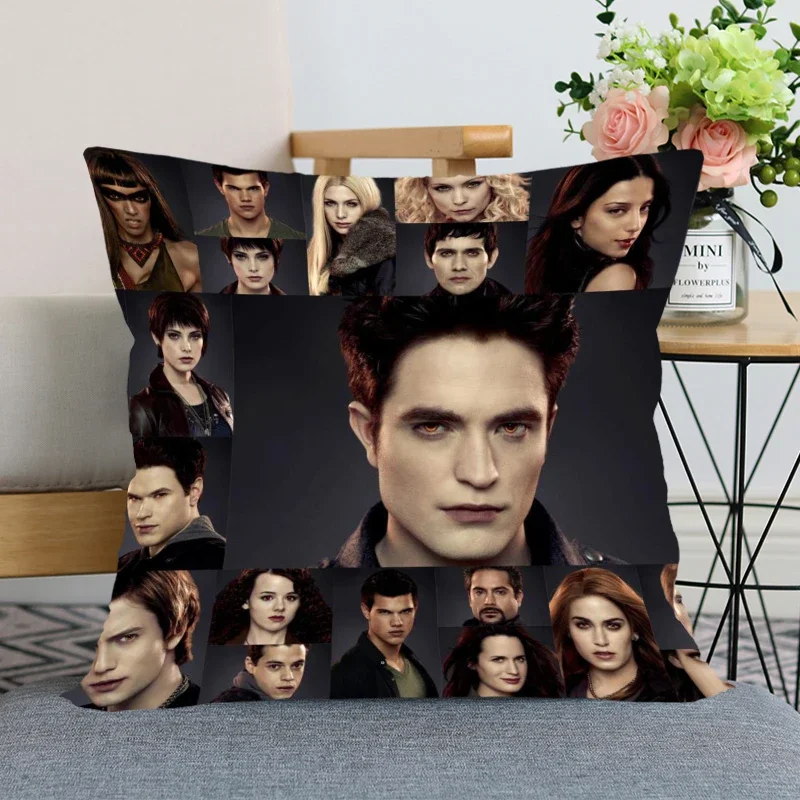 New Arrival Twilight Pillow Cover Bedroom Home Office Decorative Pillowcase Square Zipper Pillow Cases Satin Soft No Fade