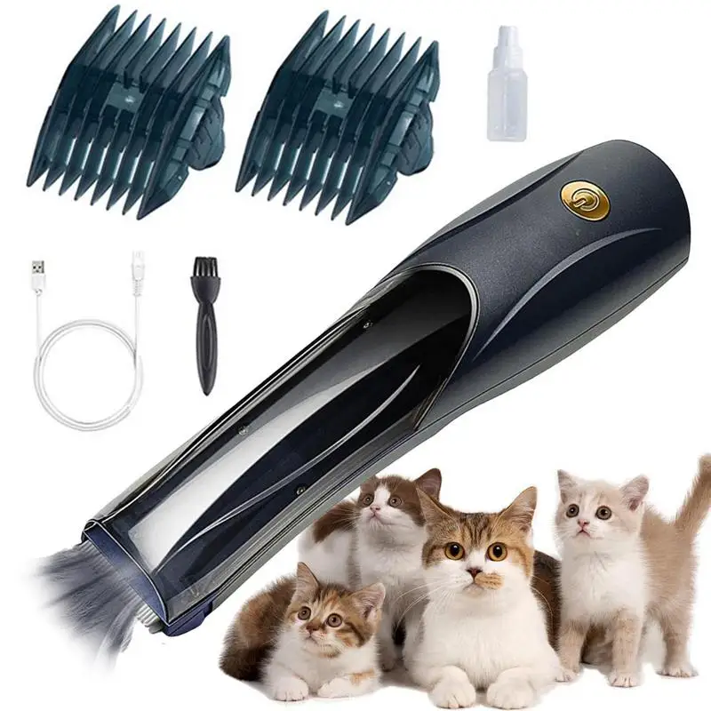 

Pet Hair Clipper With Suction USB 3-Speed Vacuum Dog Shaver 1500mAh Rechargeable Low Noise Electric Dog Groomer For Cats