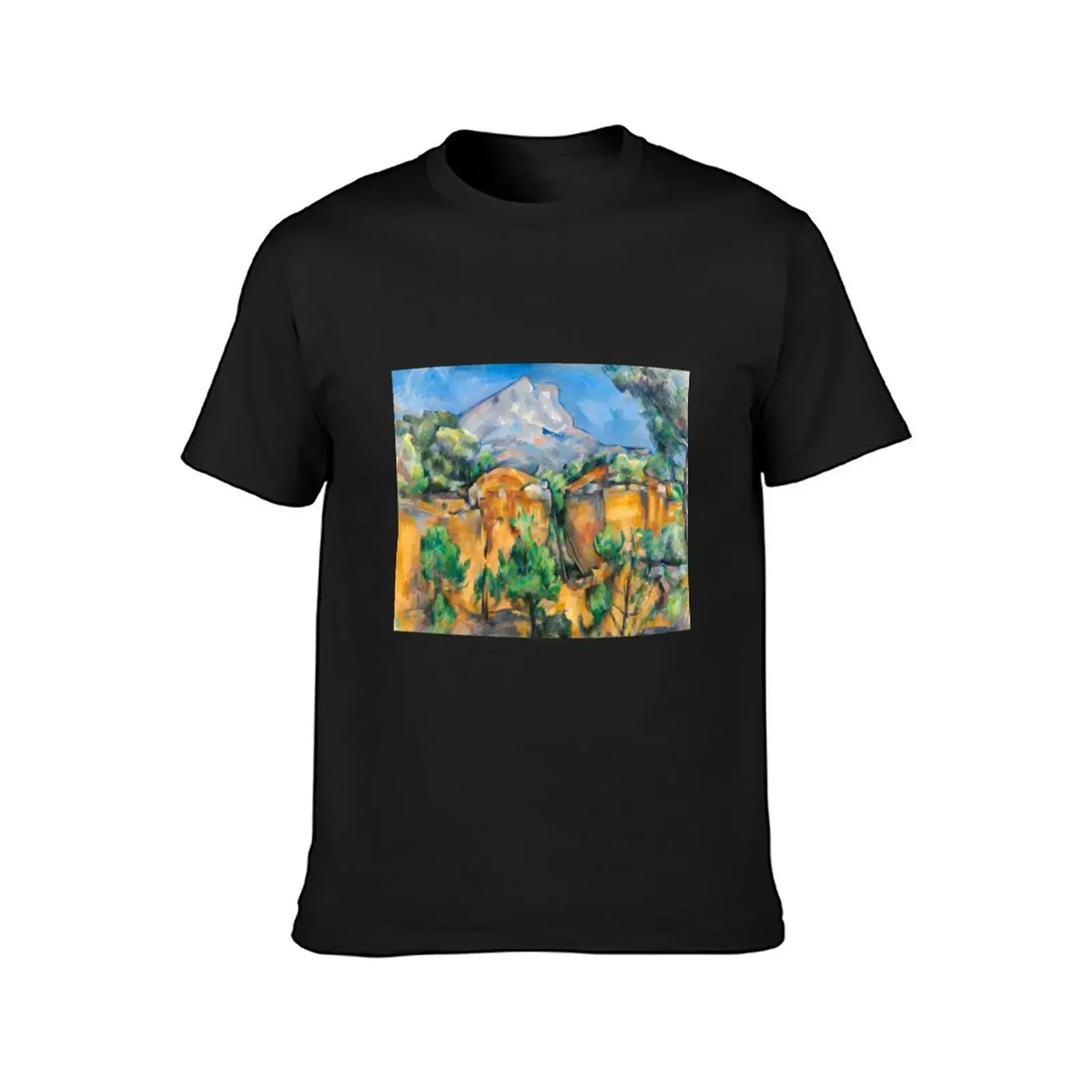 Mont Sainte-Victoire by Paul Cézanne T-Shirt korean fashion kawaii clothes clothes for men