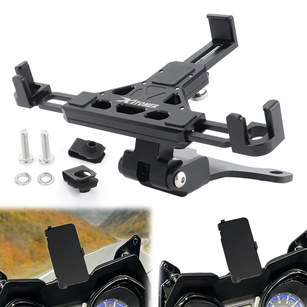 

GPS Navigation Bracket Motorcycle GPS Mount Phone Holder GPS holder bracket TMAX 530 TMAX 560 2020-2021 T-MAX 560 For Yamaha