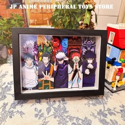 Anime Jujutsu Kaisen 3D Art Painting Satoru Gojo Okkotsu Yuta Cartoon Figure Collect Picture Desktop Decora Fans Gift