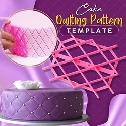 New Diamond Sugarpaste Gum Icing Baking Quilt Fondant Cake Raft Equipment Tool Embosser Cutter   Mould