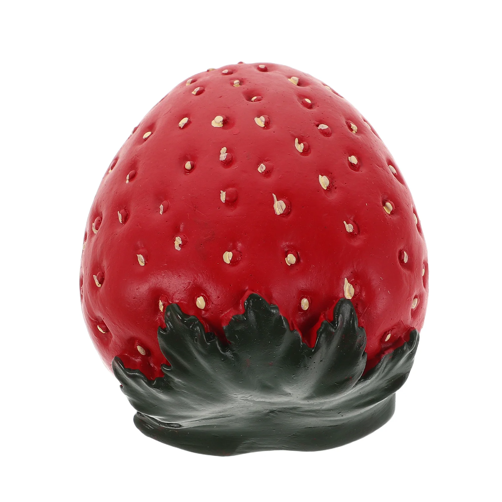 في الهواء الطلق صندوق مفاتيح مخفي الفراولة على شكل الراتنج حديقة مفتاح إخفاء مانعة لتسرب الماء تخزين آمن لتزيين ساحة الشرفة