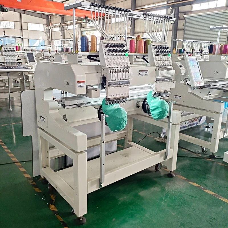 Embroidery Machine Multi-needle Computerized Commercial Sewing Machine for Custom Logo T-Shirt Cap Hat Shop Craft
