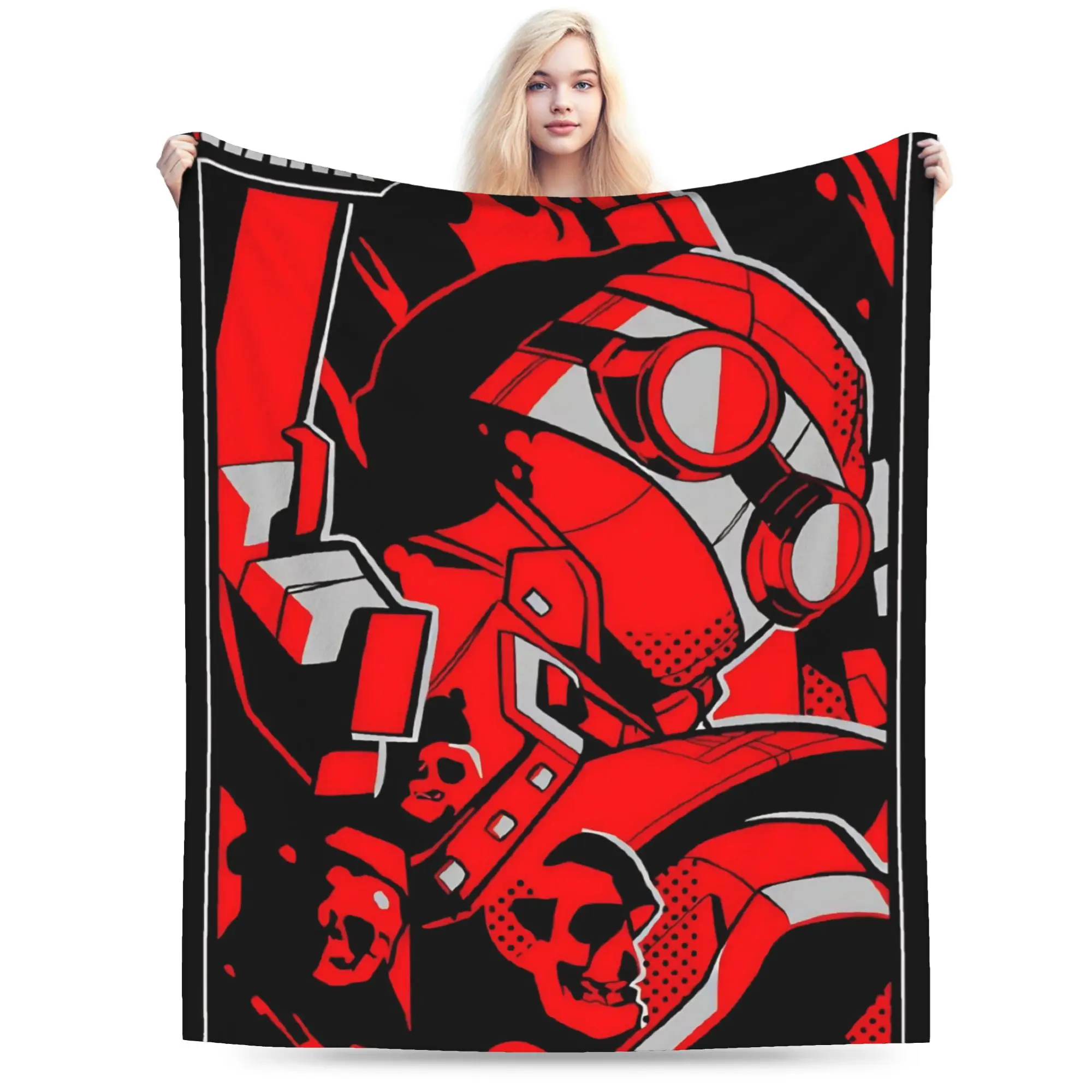 MADNESS COMBAT Hank Blanket Multi-size Warm Cozy Fluffy  Throw Blankets for Couch Sofa and Bed