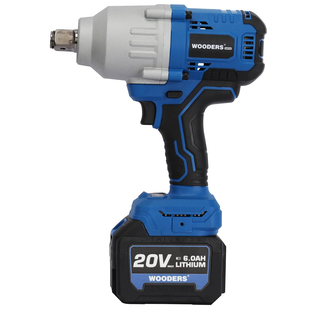 

New Arrival Impact Wrench Brushless Max 1300Nm Torque Lithium Battery Reverse Automatic Stop Function
