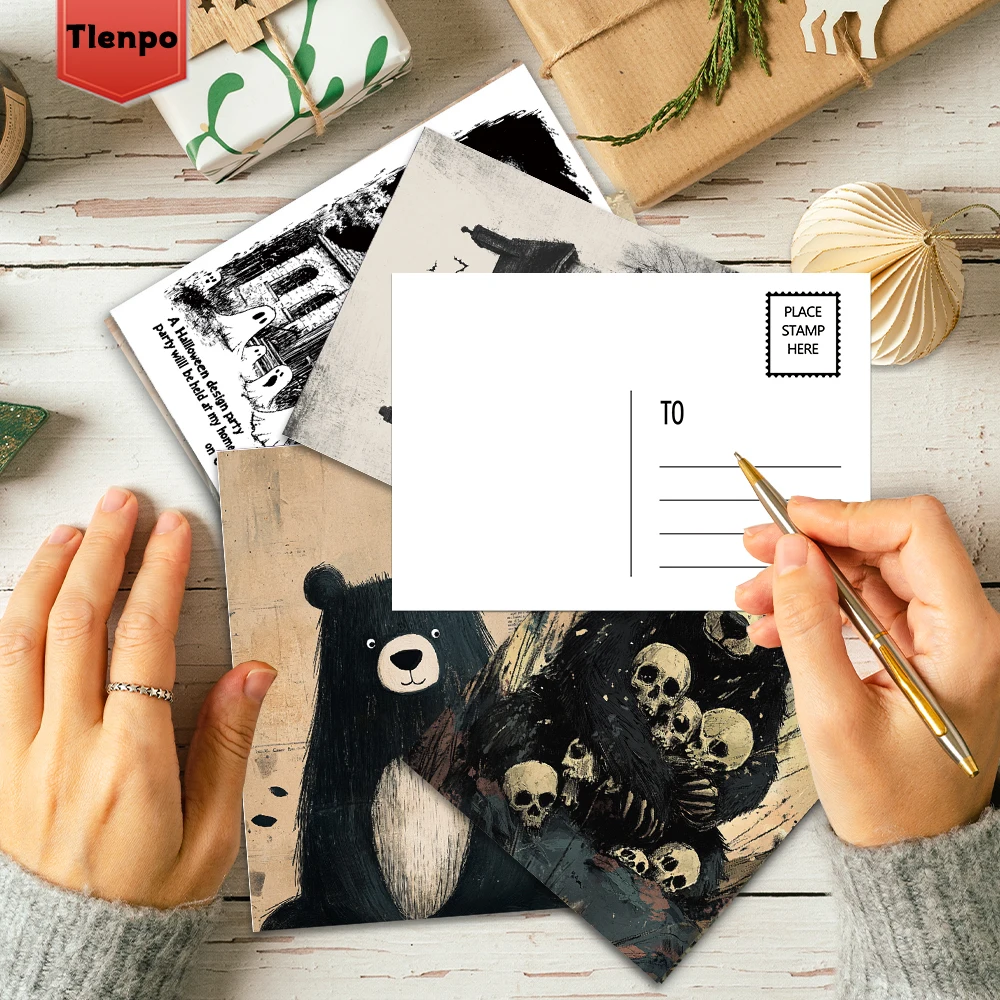32 Stück, abstrakte Kunstpostkarten, Wandaufkleber, Postkarten, Grußkarten, DIY-Postkarten, Souvenirpostkarten, Dekoartikel
