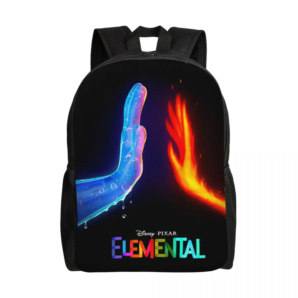 Mochilas de película Elemental personalizadas para mujeres y hombres, bolsa de libros para estudiantes universitarios, se adapta a bolsas de Lumen Ember para portátiles de 15 pulgadas