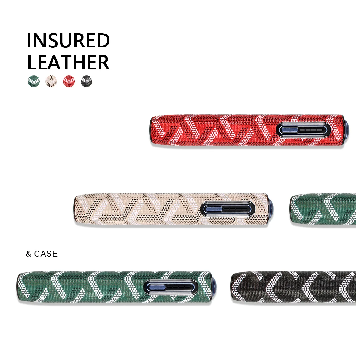 Leather Protective Case For ILUM iONE IQO 8th Generation Device Anti‑Slip Shockproof Anti‑Scratch Protective Sleeve Cover