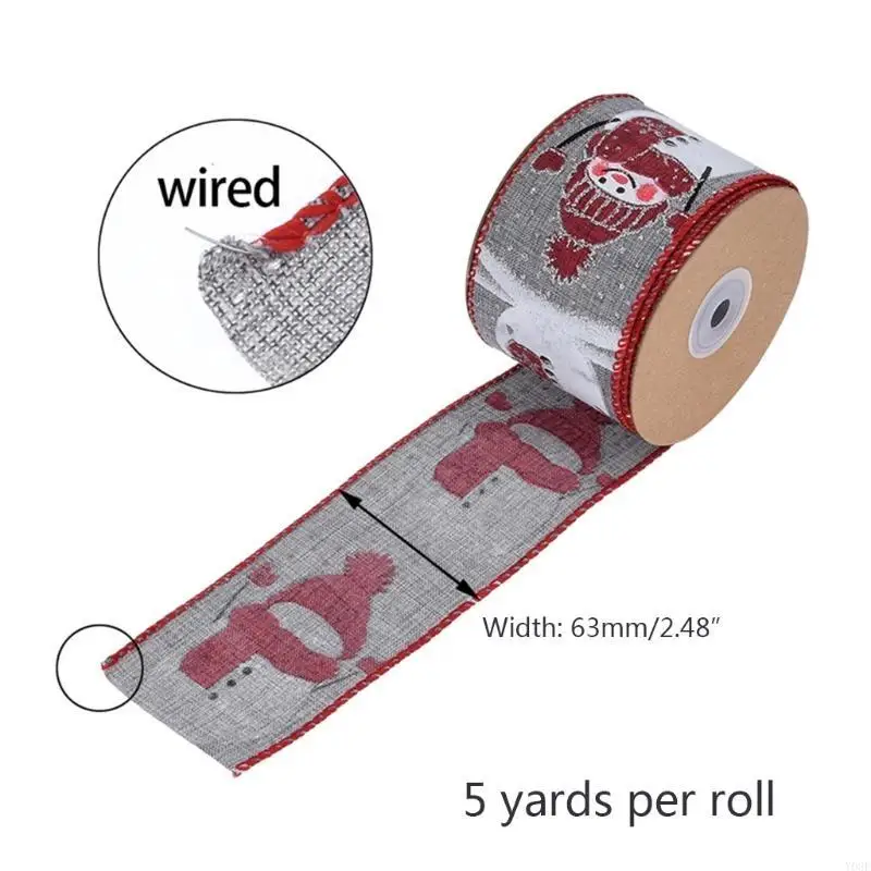 Ribbon For Christmas Tree Ribbon for Holiday Christmas Gift Wrap Decoration DIY Y08E