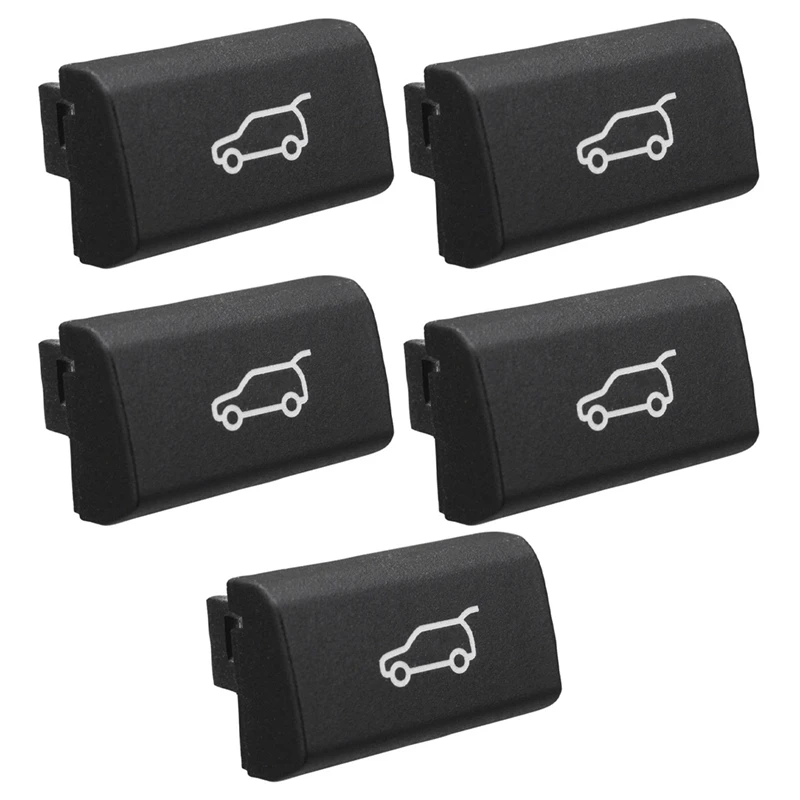 5X Tailgate Rear Trunk Switch Button Cover For BMW X5 E70 2006-2013 X6 E71 2008-14