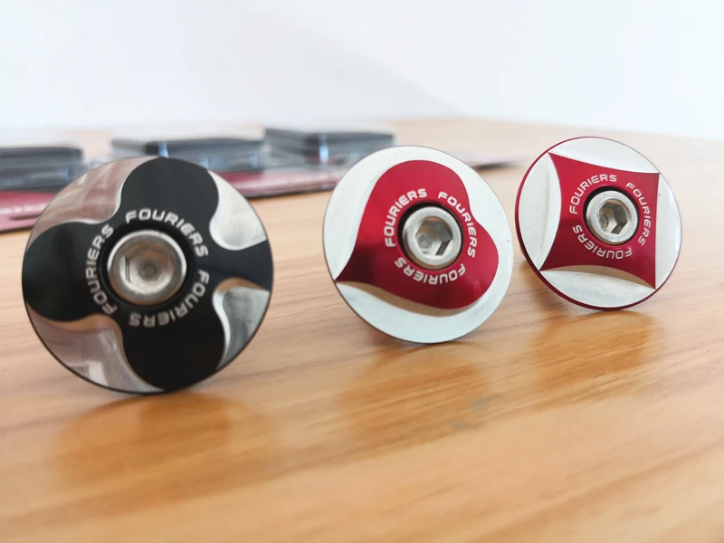 FOURIERS Bicycle Cycling MTB 6061 Aluminum alloy CNC Stem Top Cap Cover Headset With Screw