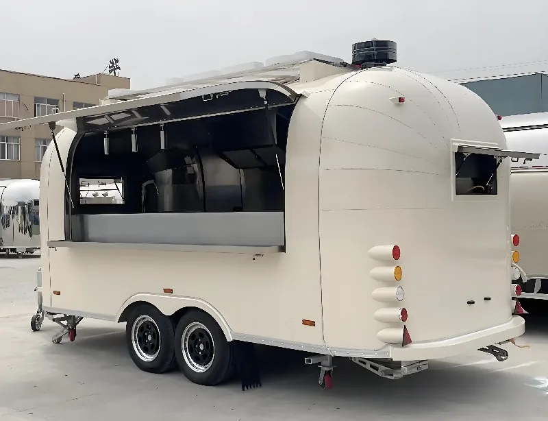 Food Trailer Refurbishment Service With Custom Cabinet Building And Equipment Upgrade For Older Mobile Units
