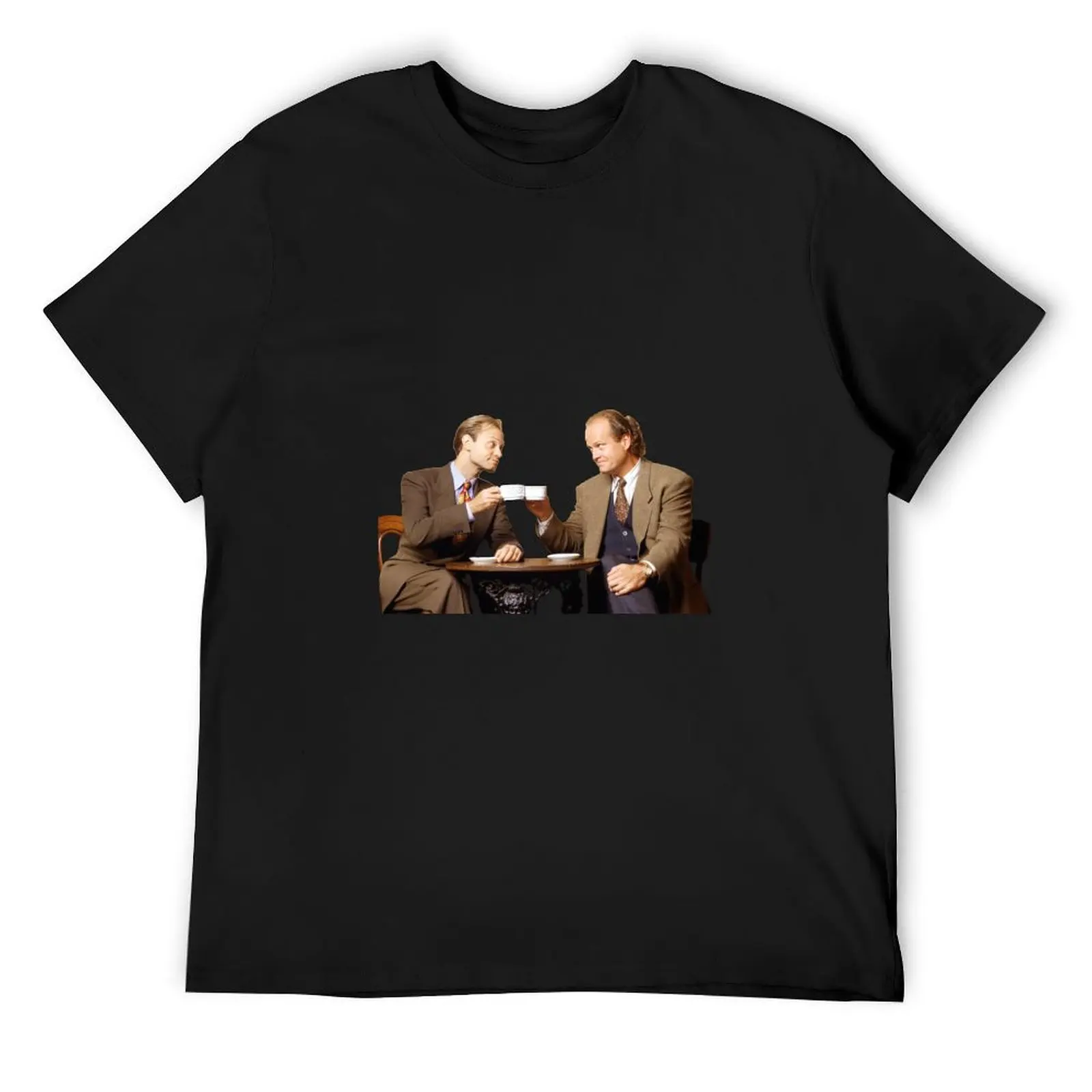 Niles and Frasier - Frasier T-Shirt anime clothes cotton graphic tees plain black t shirts men