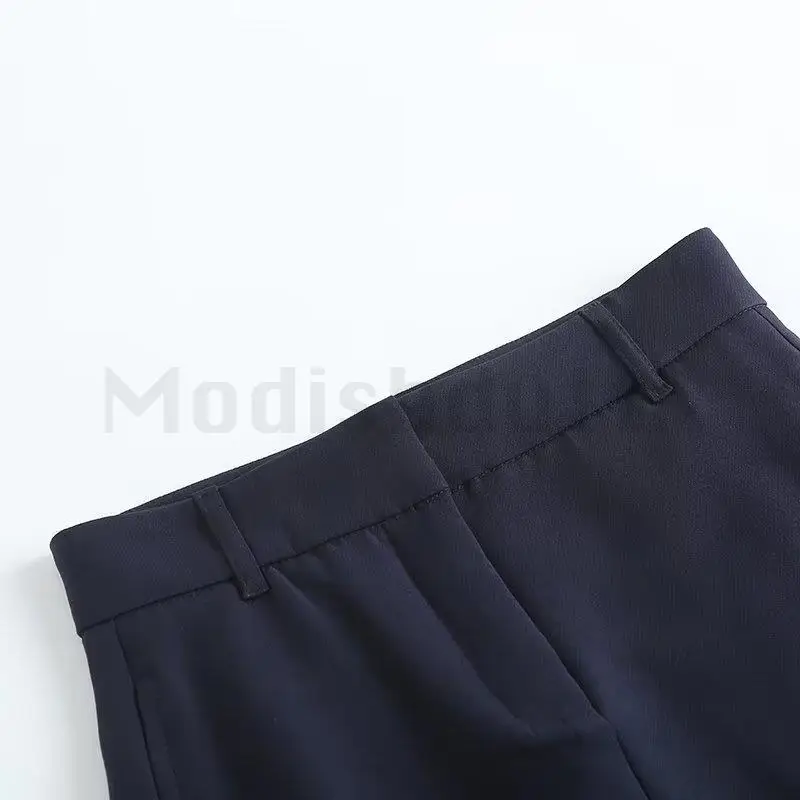 Modishdutti High Quality Women 2024 Spring Summer Fashion Midi Skirt Ladies Casual Solid Simple Zipper High Waist Bottoms Female