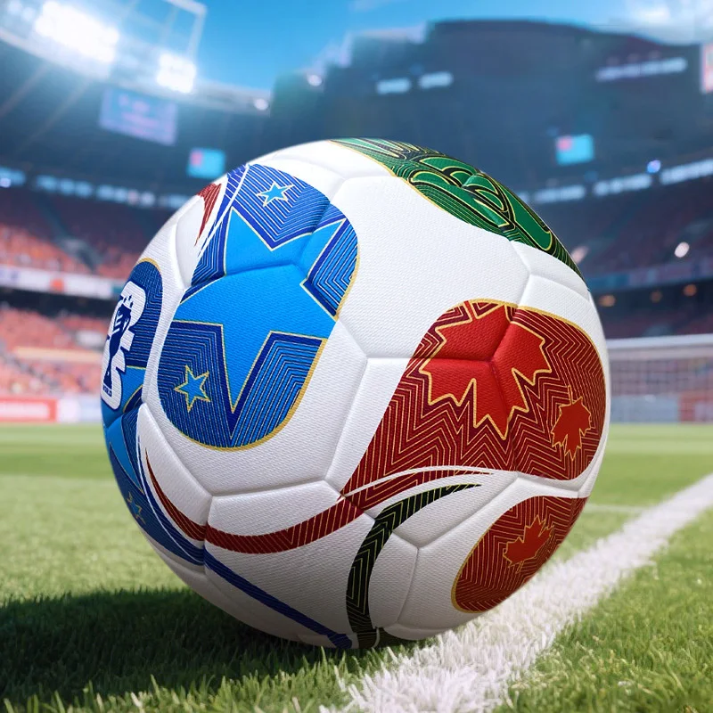 

2026 High Quality Outdoor Soccer Ball Official Size 5 Football Match Training League Ball For Sports Fitness And Exercise Pu Toy