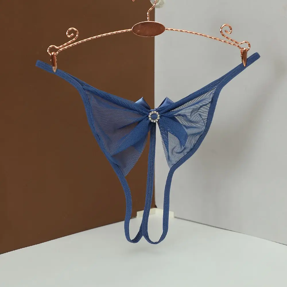 Roupa interior sexy de crotch aberta para mulheres, tanga de renda de malha bonita, calcinha oca, cuecas de cintura baixa, lingerie feminina, sexo