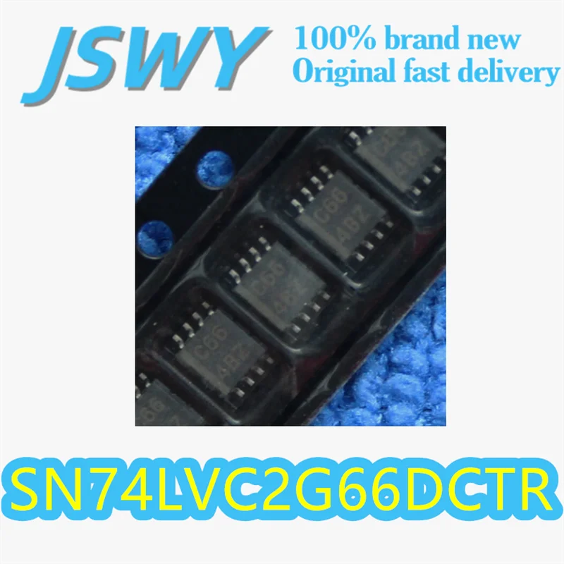 

(10/50 pieces) SN74LVC2G66DCTR original Silkscreen C66 SSOP-8 Package Dual-Channel Analog Switch 1.65V-5.5V Electronics In Stock