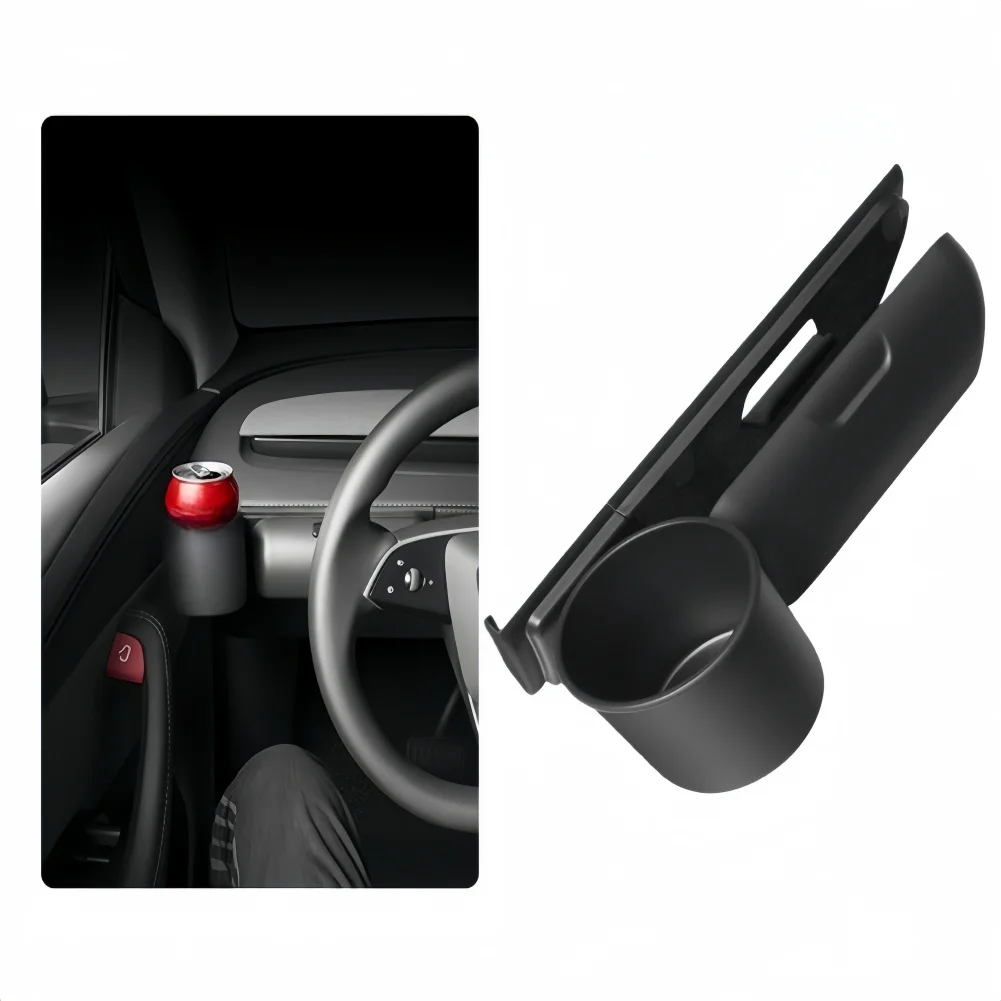 

For Model Y Cup Holder Glasses Case 2in1 Storage Organizer For Refreshed YL