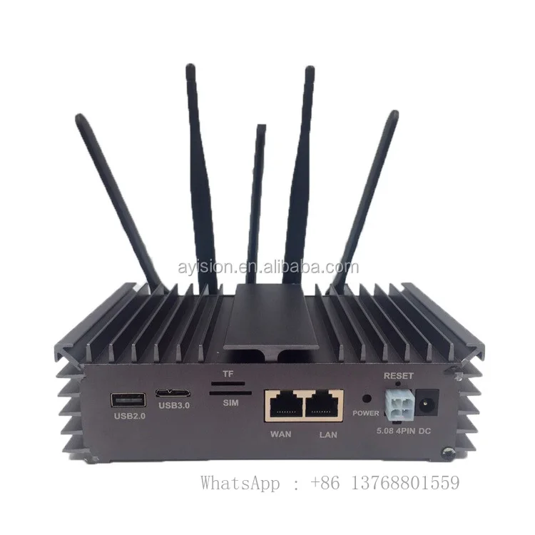 750Mbps 4G LTE Industrial Wifi Router With Sim Card Slot Use For Bus 4g