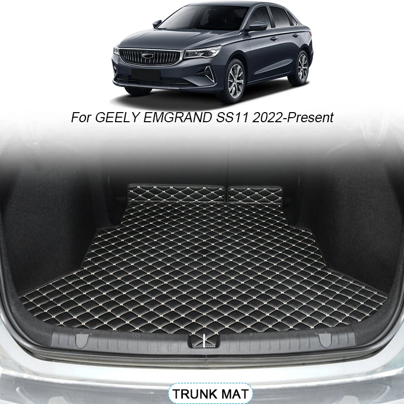 For GEELY EMGRAND SS11 2022-2025 Custom Car Trunk Main Mat Waterproof Anti Scratch Non-slip Protect Cover Internal Accessory