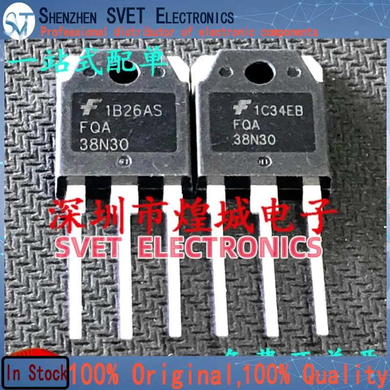 10PCS-50PCS  FQA38N30  TO-3P MOS 300V 38.4A  Original In Stock Fast shipping