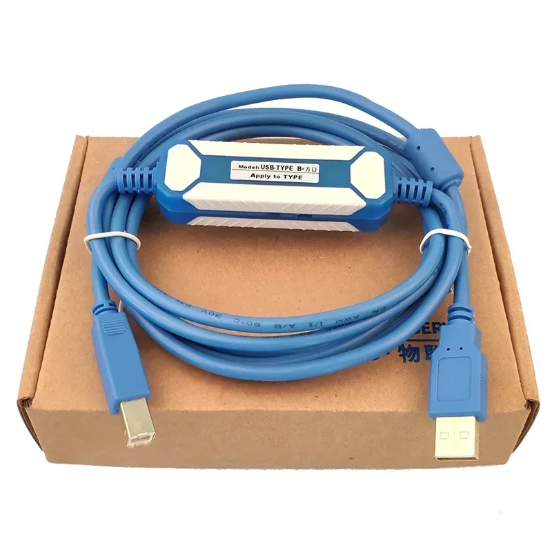 USB-CP1H Type B PLC Cable Suitable for Omron CP1H CP1E CP1L CP1G Series PLC Download Line