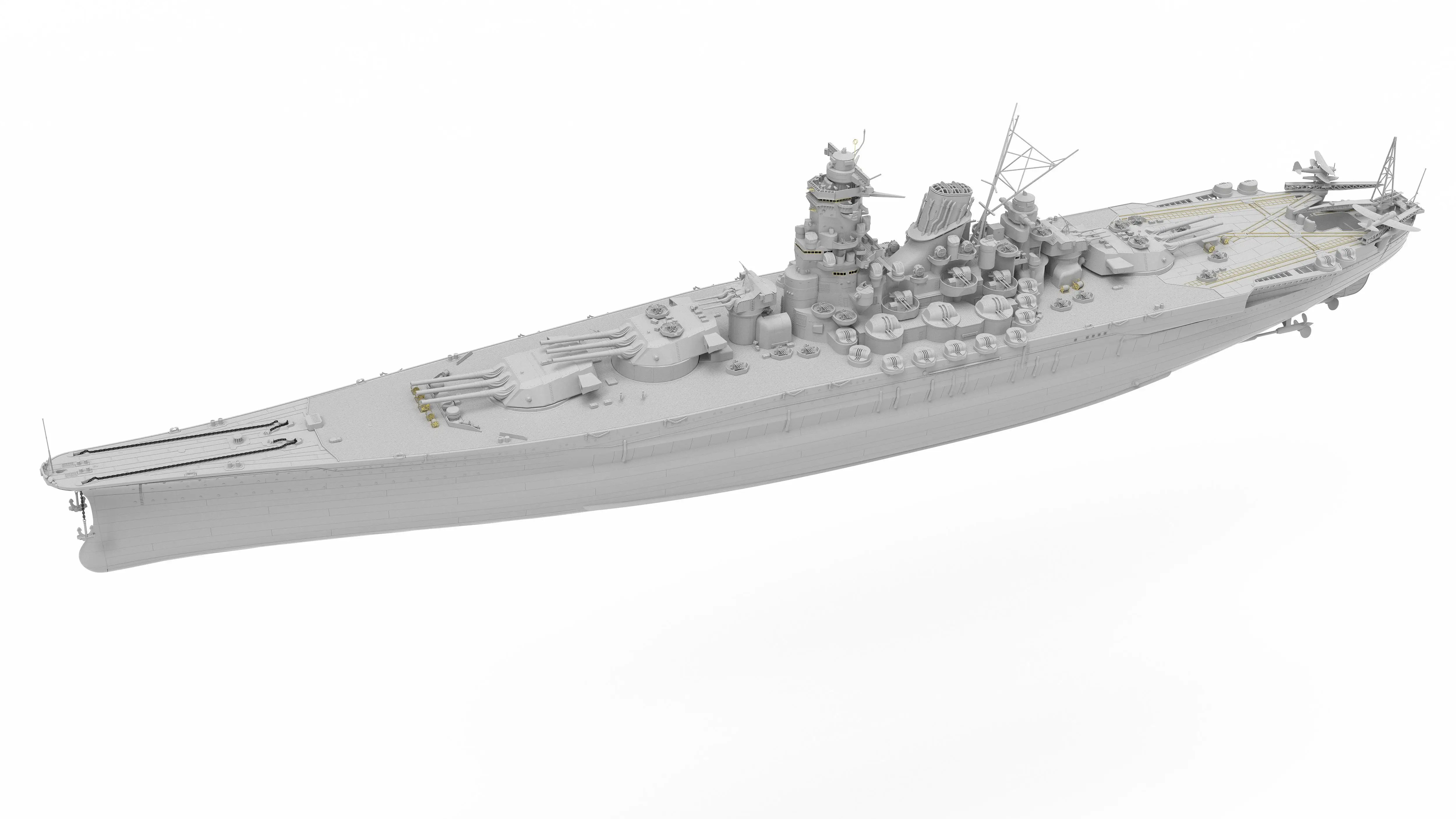 VERYFIRE VF350902 1/350 IJN Yamato Operation Tenichigo Battleship Regular Version Model Kit