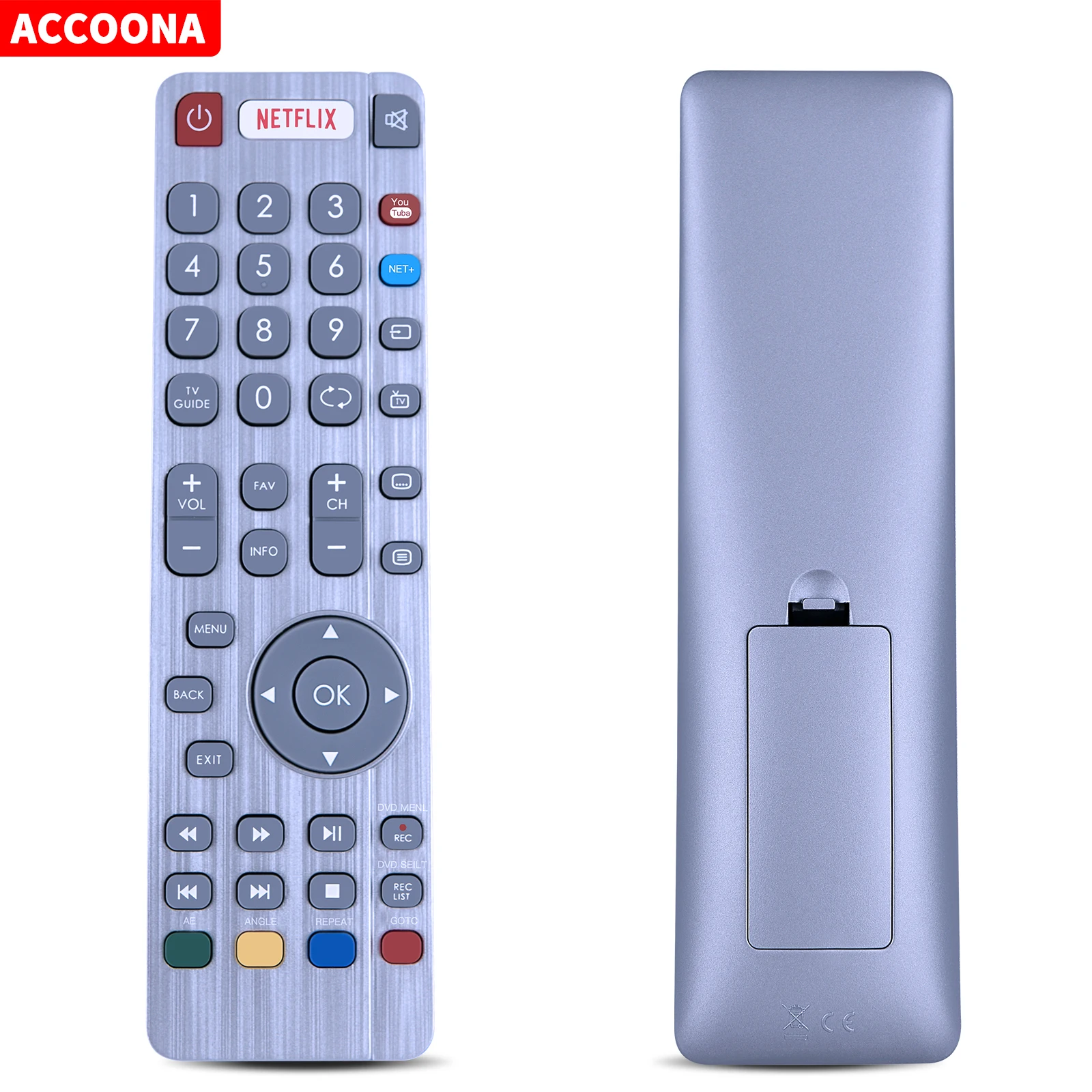 Nowy pilot SHWRMC0116 do ostrego telewizor Smart LED Aquos z Netflix Youtube Buttons Controle Fernbedienung