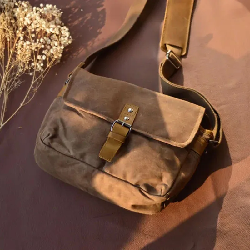 

AETOO в Европе и США, большая мужская сумка в стиле ретро, старая масляная восковая ткань, кожаная кожаная сумка на одно плечо, кроссбо