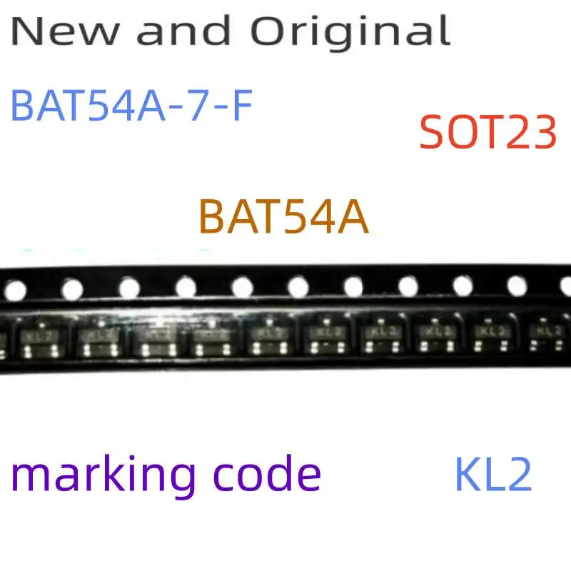 

Bat54A Sot-23 200Ma 30V Schottky Barrier Diodes Marking Code Kl2