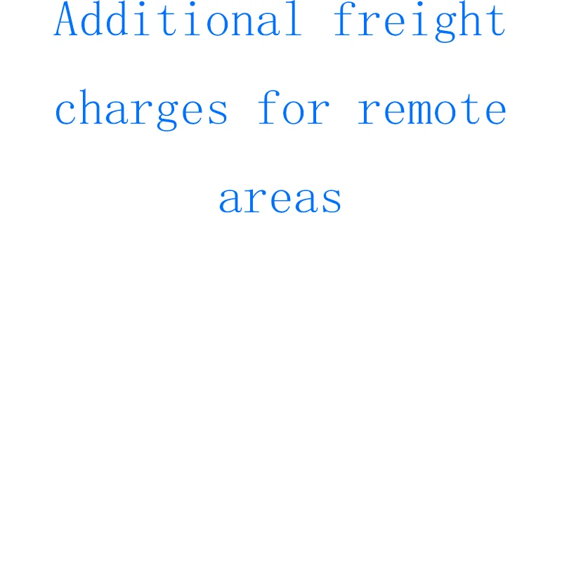 Additional freight charges for remote areas