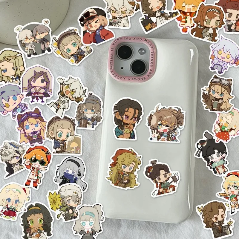 10/60Pcs Game Reverse: 1999 Graffiti Stickers Cartoon Cute Avatar Jiu Niangzi Sonetto Decoration for Laptop Guitar Fans Decals