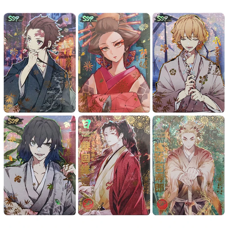 

Аниме Demon Slayer Hashibira Inosuke Rengoku Kyoujurou Tokitou Muichirou Коллекционные подарки на Рождество и день рождения, детские игрушки