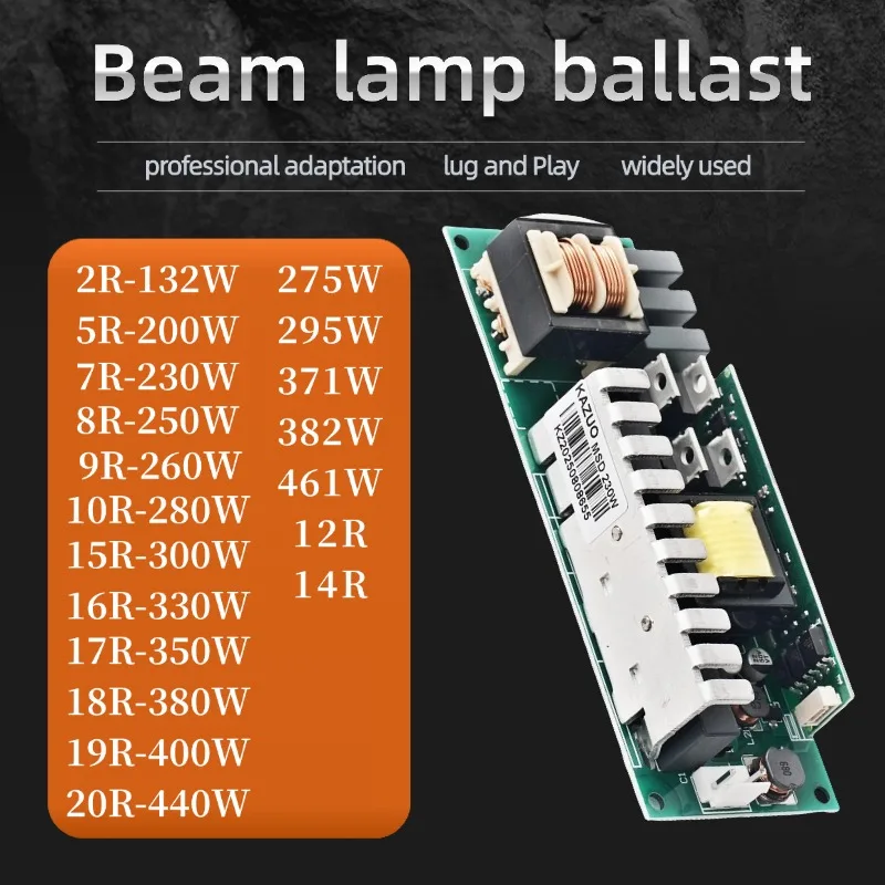 NEUES 300W Professionelles Elektronisches Vorschaltgerät für Moving Head Beam Light 7R 8R 9R 10R 200W-380W Bühnenbeleuchtungszubehör