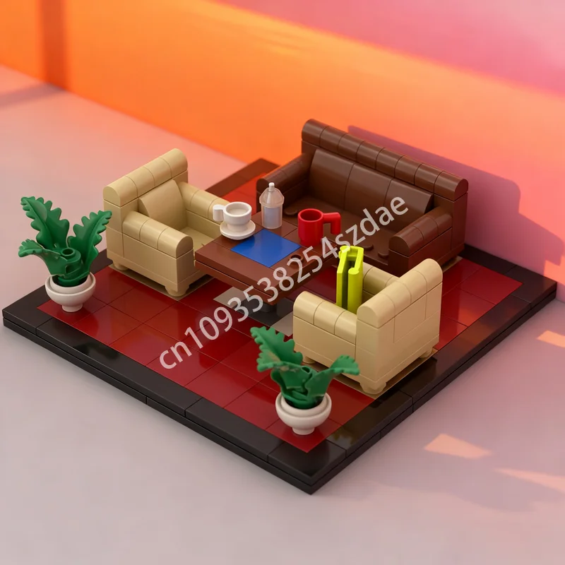 

192 шт. MOC, книги для гостиной, идеи, книжная модель, рождественский подарок, строительные игрушки, блоки, архитектурная идея, образование, кирпич, день рождения