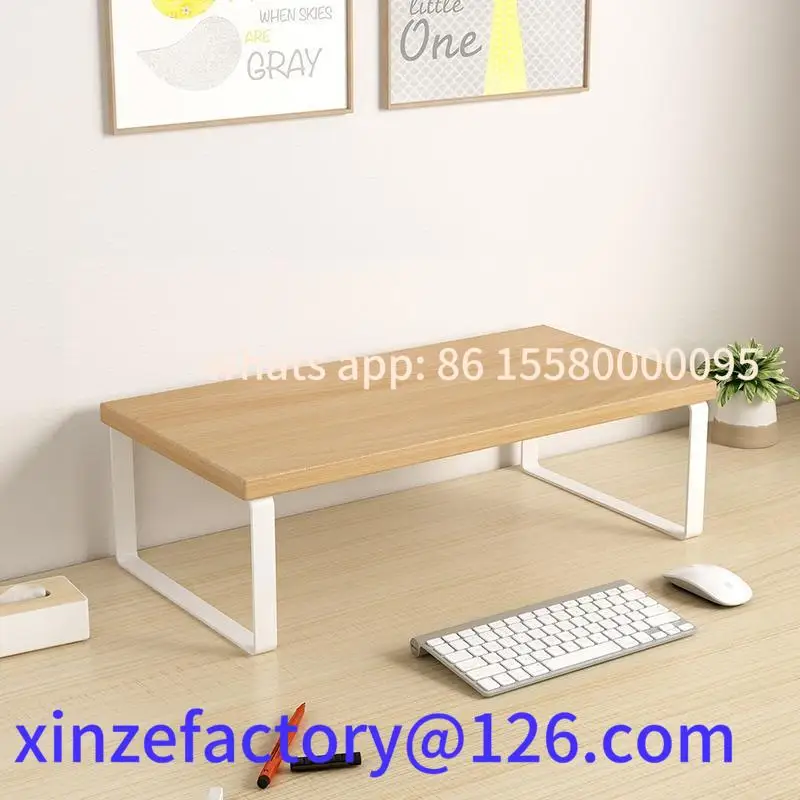 Customizable Elevated Display Stand Base Office Desktop Storage Organizer Ra Wood Material Cuter