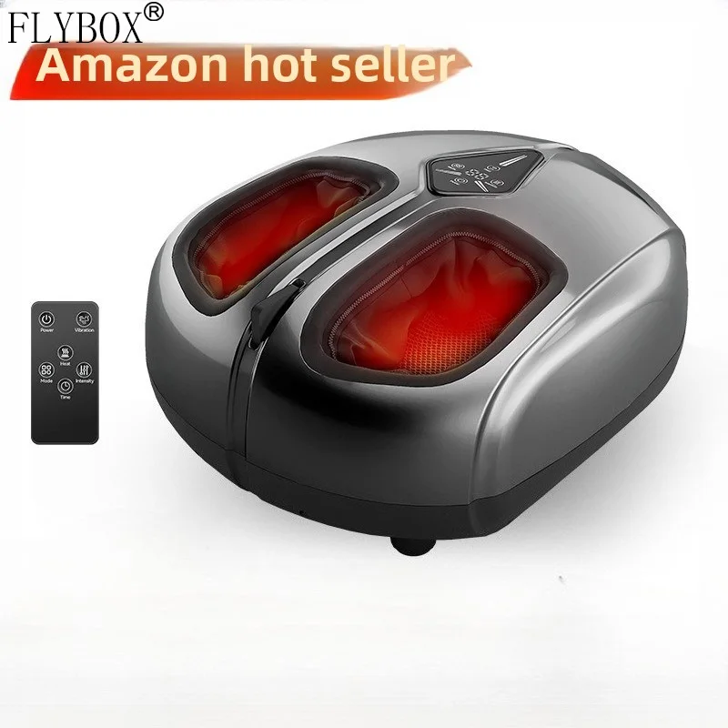 

New Electric Foot Massager with Hot Air Bag Compression To Relieve Fatigue Muscle Plantar Deep Kneading Full-wrapped Massage