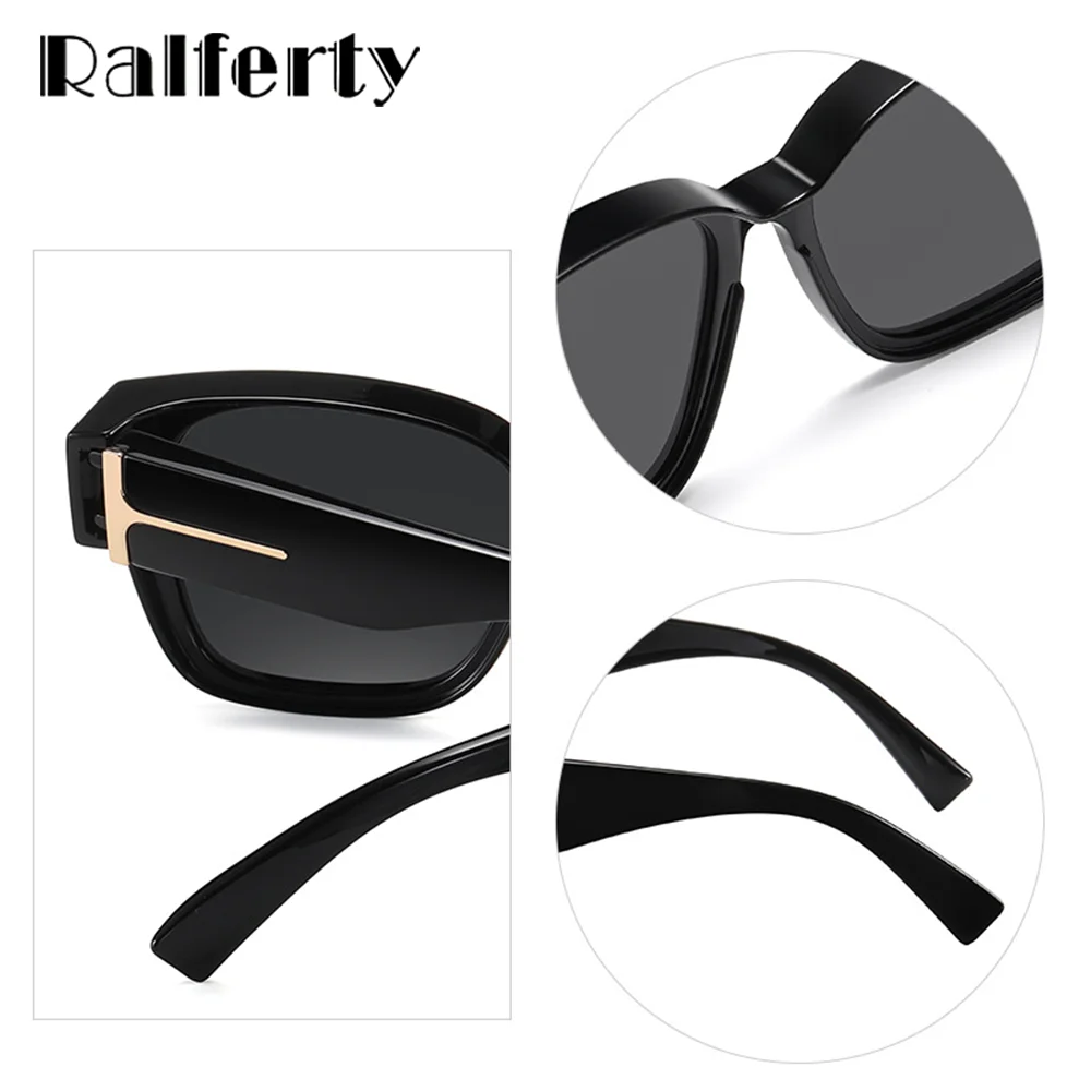 Ralferty Oversize Sunglasses Overlay Polarized UV400 Anti UVA UVB TR90 Light Weight Can Cover On Glasses Driver Shades Women