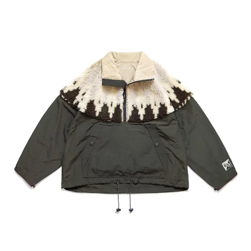 23AW KAPITAL Japanese Style Printed Patchwork Jacket Men Women Casual Fashion Jackets Coats Men's Clothing