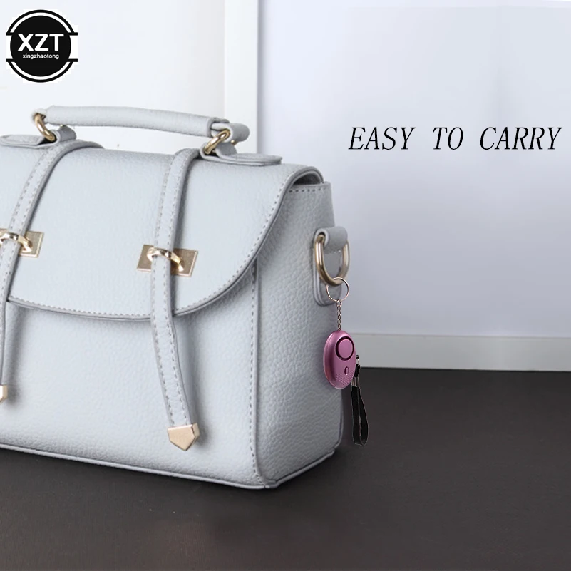 Allarme di autodifesa 130dB Anti-lupo Ragazza Bambino Donna Sicurezza Proteggi Avviso Sicurezza personale Urlo Forte Portachiavi di allarme di emergenza