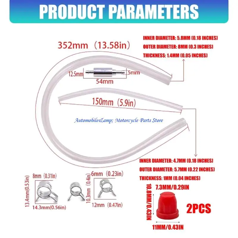 H7BD Car Motorcycle Brake Fluid Bleeder Brake Bleeder Hose For Quick Air Removal - view 6