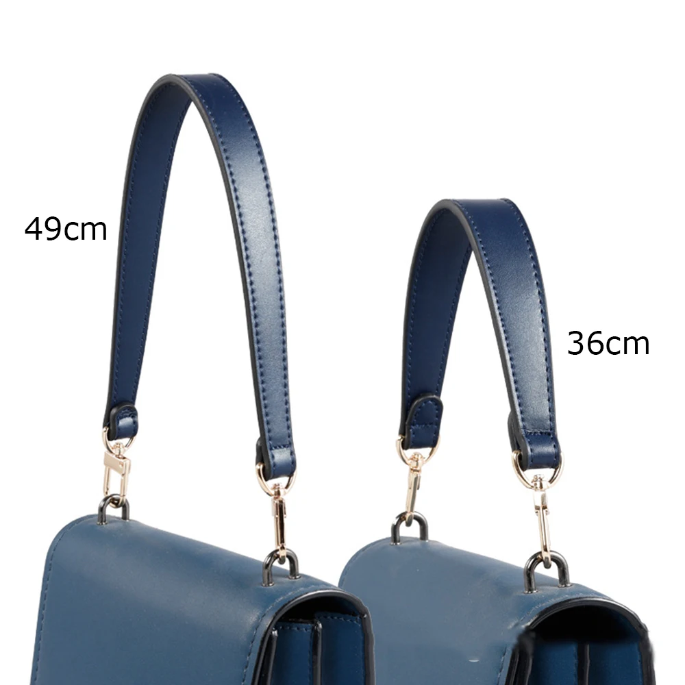 Pu Leather Handbag Strap Short Shoulder Bag Belt Replacement Bag Handle Fashion Armpit Bag Hand Carry Bag Accessories