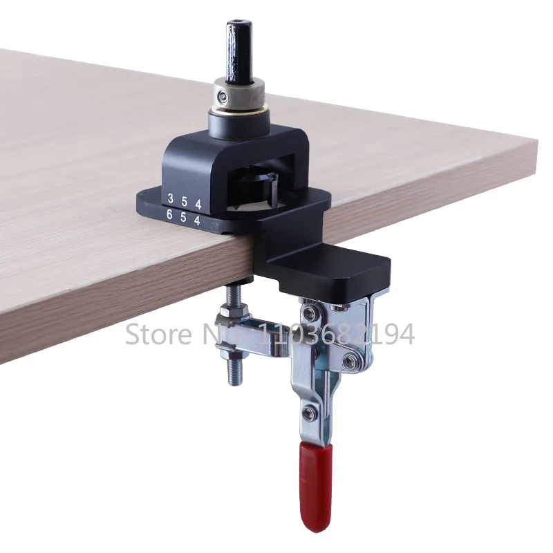 35mm Hinge Punch Locator Adjustable Hole Margin Furniture Door Panel Hinge Installation Auxiliary Woodworking Tool