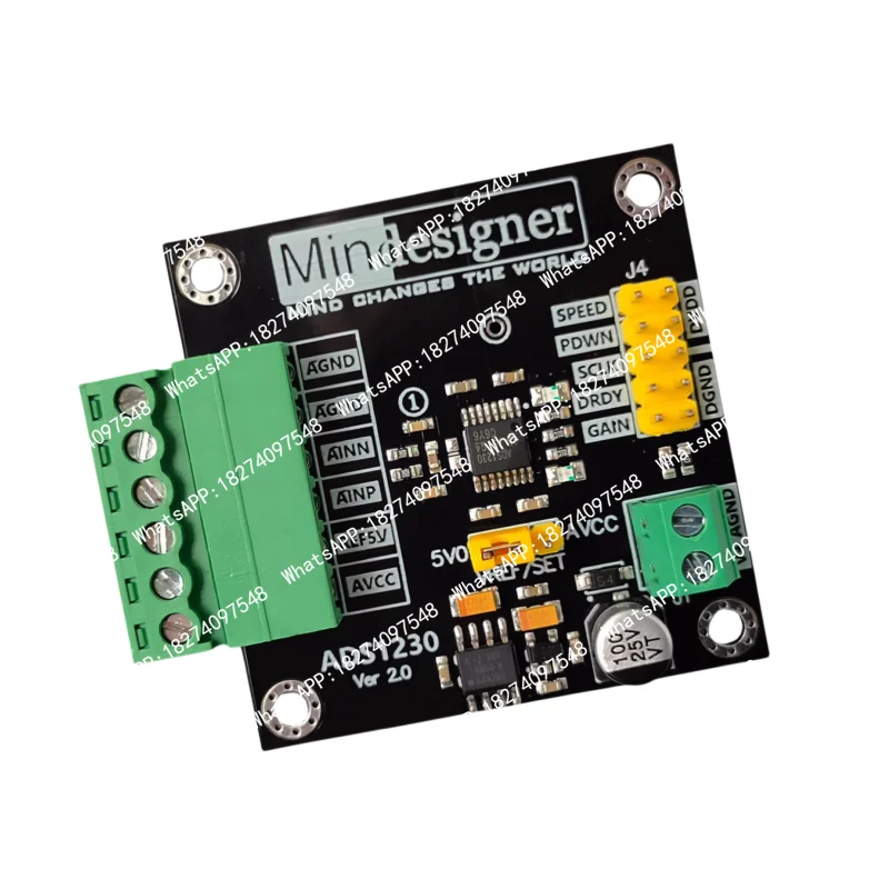 ADS1230IPWR ADS1230 module, 20-bit ADC module, high-precision analog-to-digital conversion module