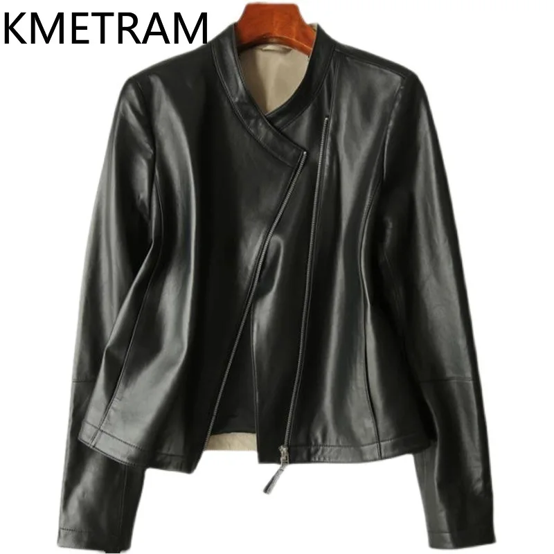 100 % Schaffelljacke für Damen, hochwertige, schlanke, kurze Echtlederjacken für Damen, neu in Oberbekleidung, Herbstkleidung, 2025, Chaquetas